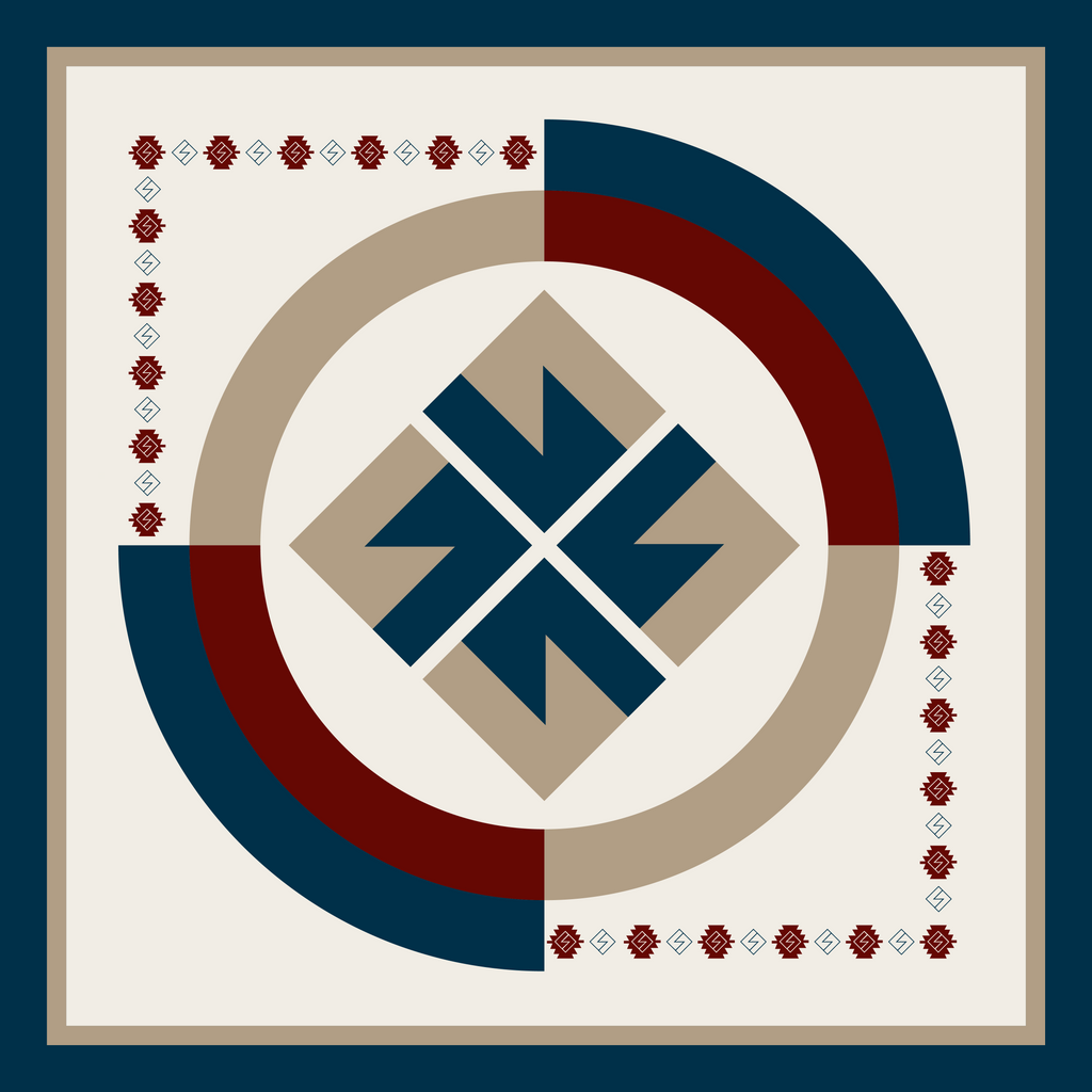 Firue Aşk & Birleşim Motifli Fular