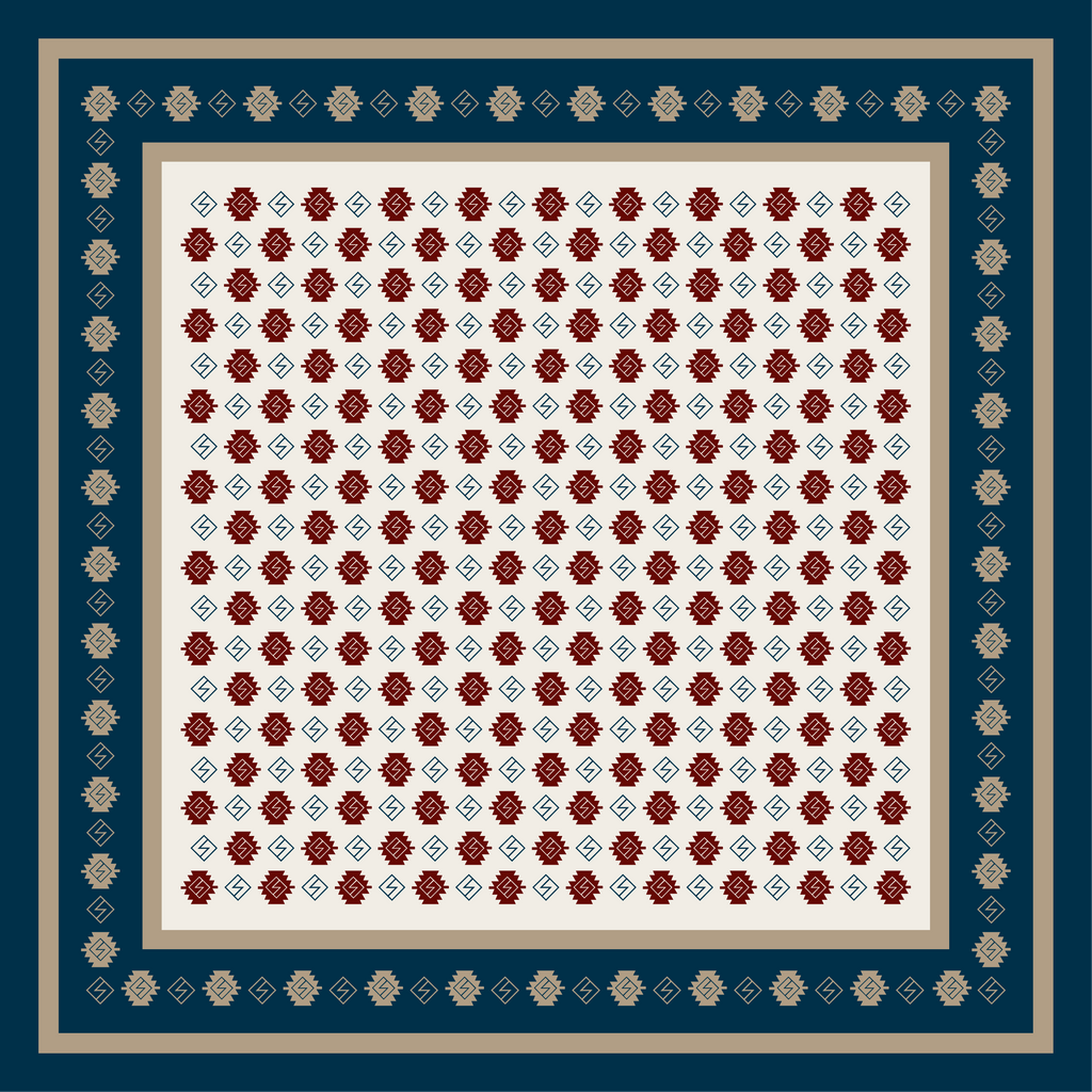 Aşk & Birleşim Motifli Cep Mendili