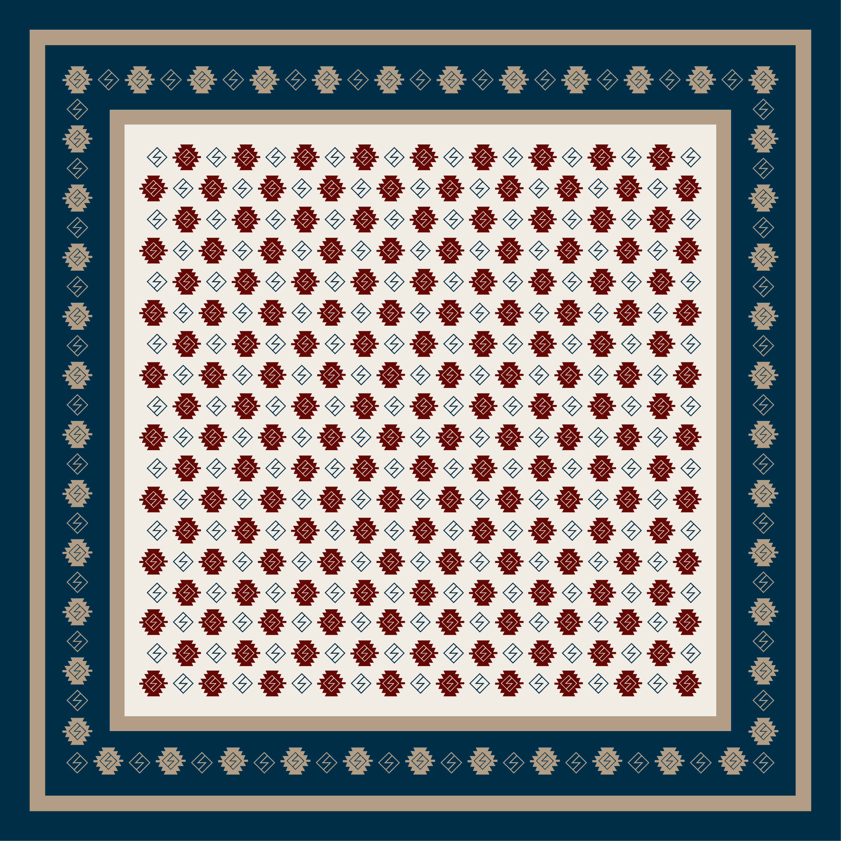 Aşk & Birleşim Motifli Cep Mendili