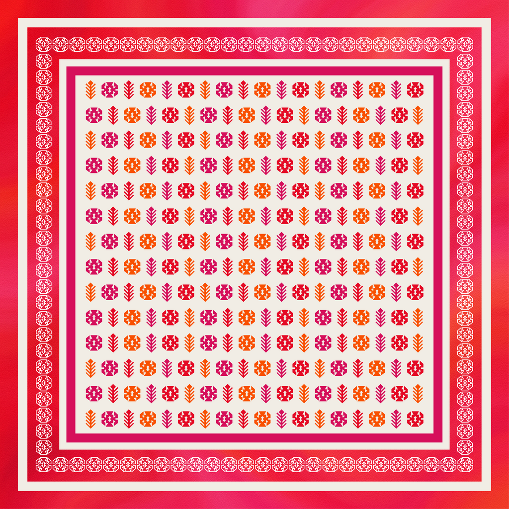 Firue Bereket Motifli Cep Mendili