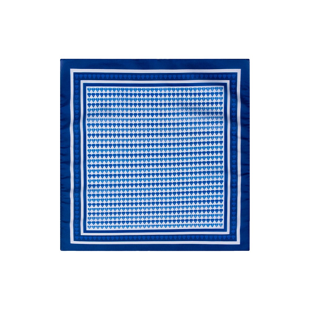 Firue Koçboynuzu Motifli Cep Mendili