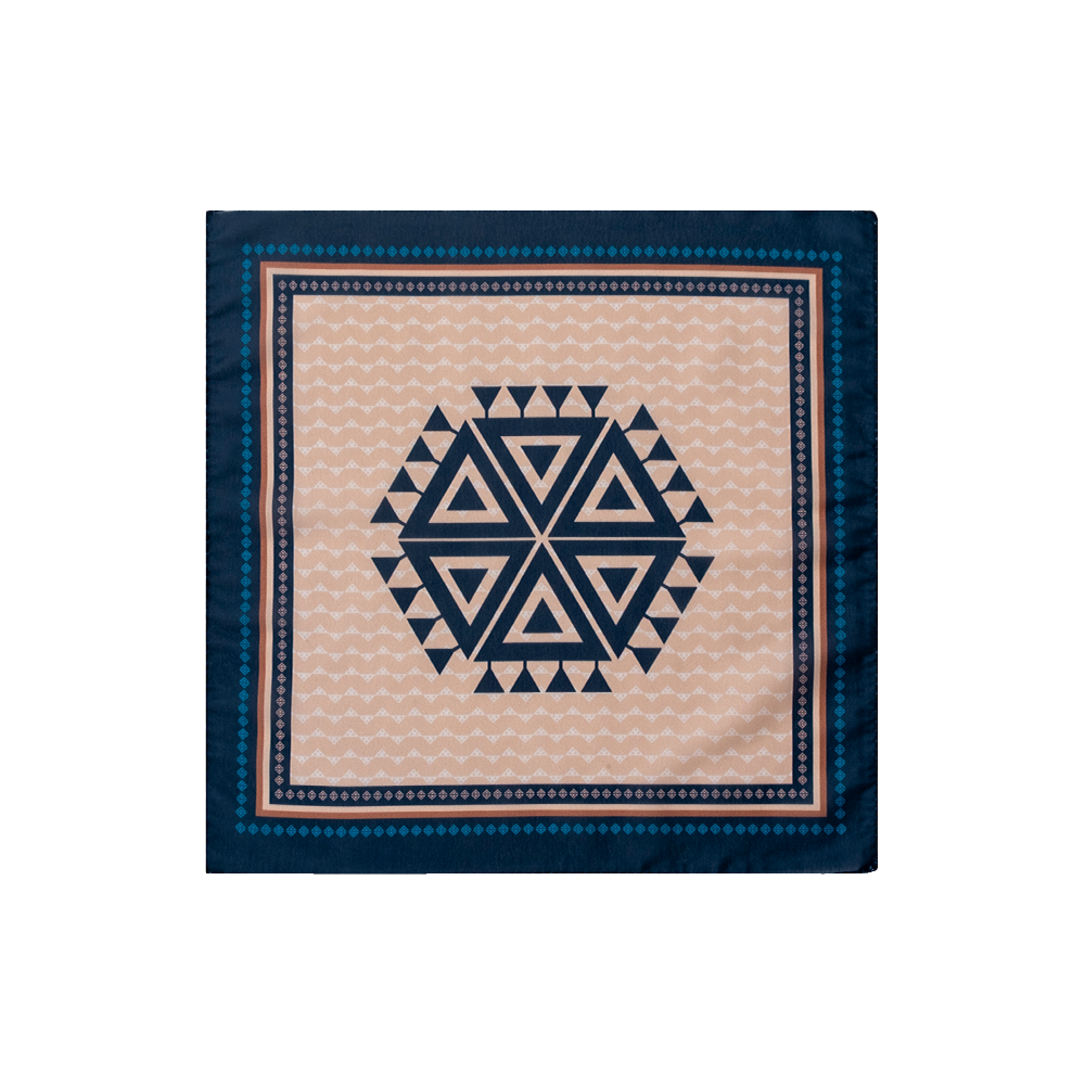 Firue Nazar & Muska Motifli Cep Mendili