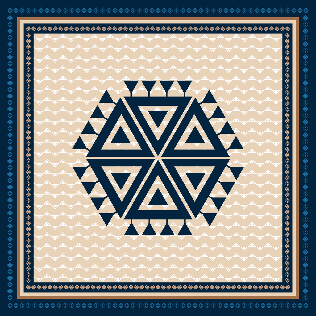 Firue Nazar & Muska Motifli Cep Mendili