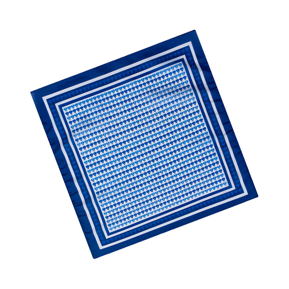 Firue Koçboynuzu Motifli Cep Mendili